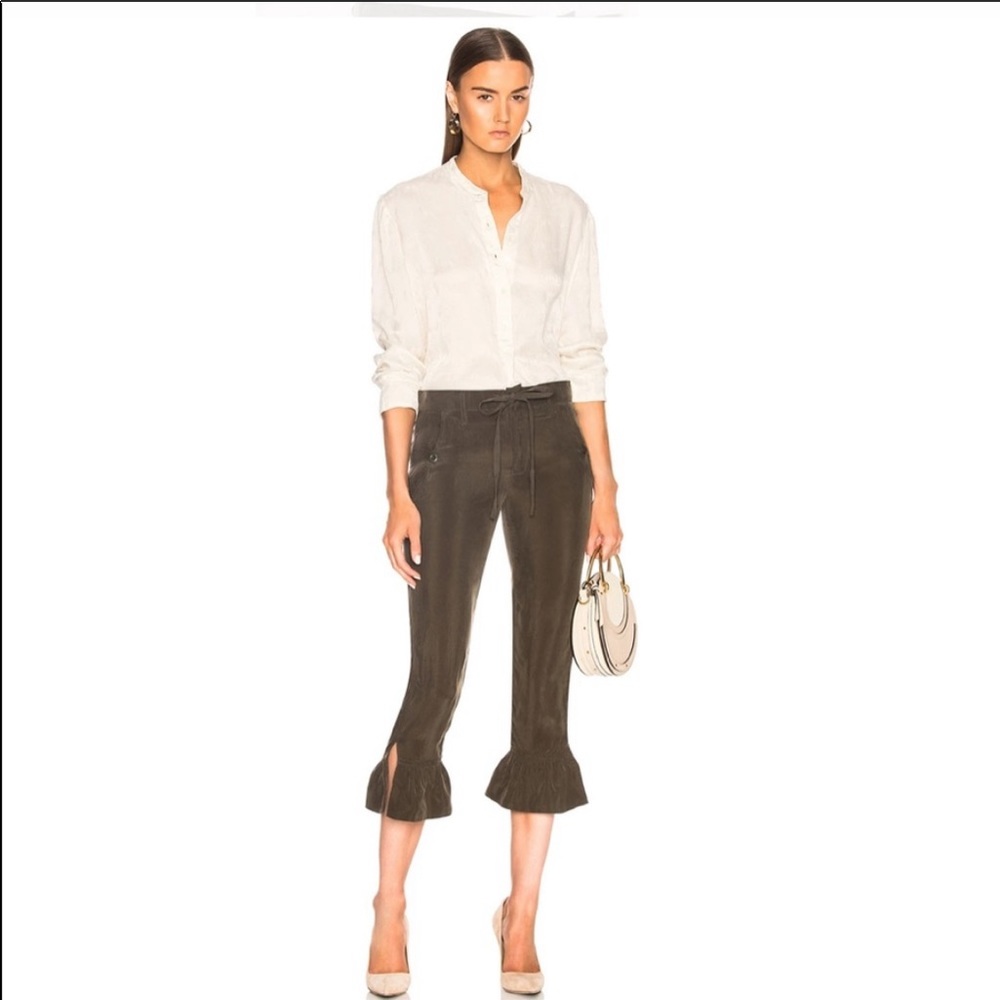 Calvin Rucker S’What I Like cropped pant ruffle 10